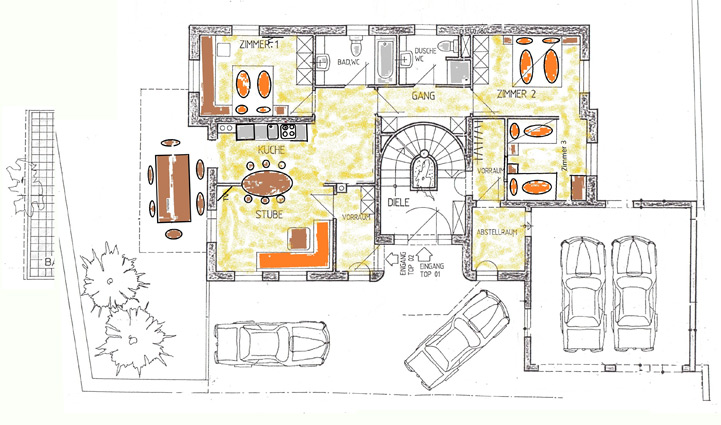 Layout Chalet Chiara Ground Floor Top 2